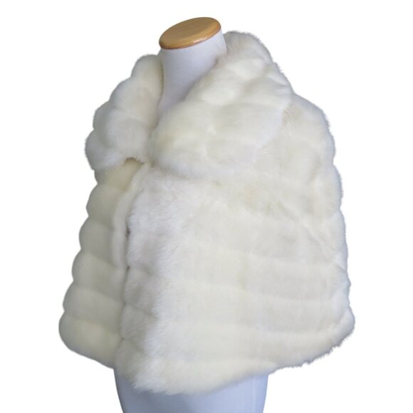 Laura Novelti Vintage Style Faux Fur Stole - Picture 3 of 11